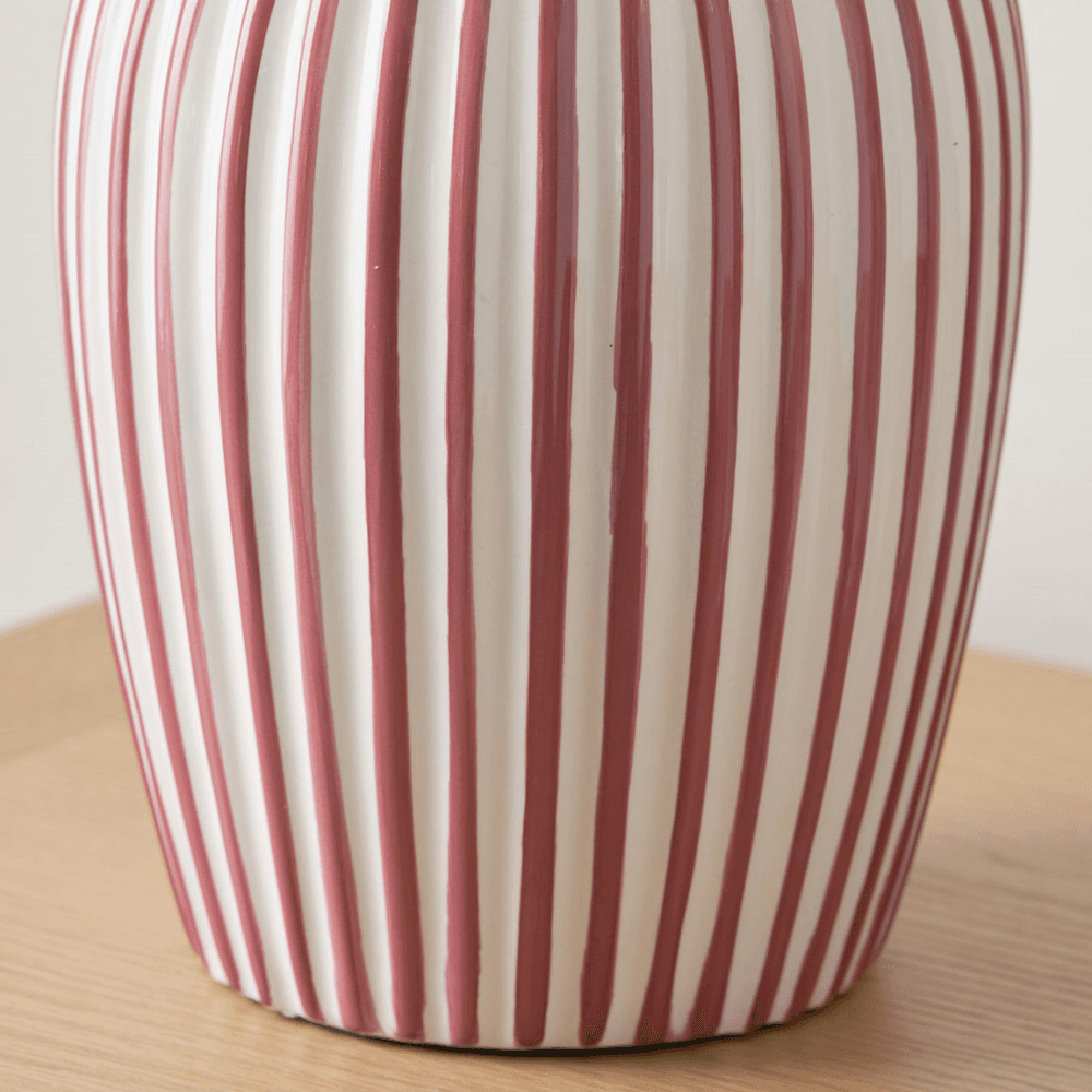 Cannes Stripe Ceramic Table Lamp