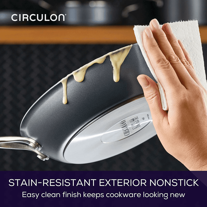 A1 Scratch Defence Covered Skillet, Grey