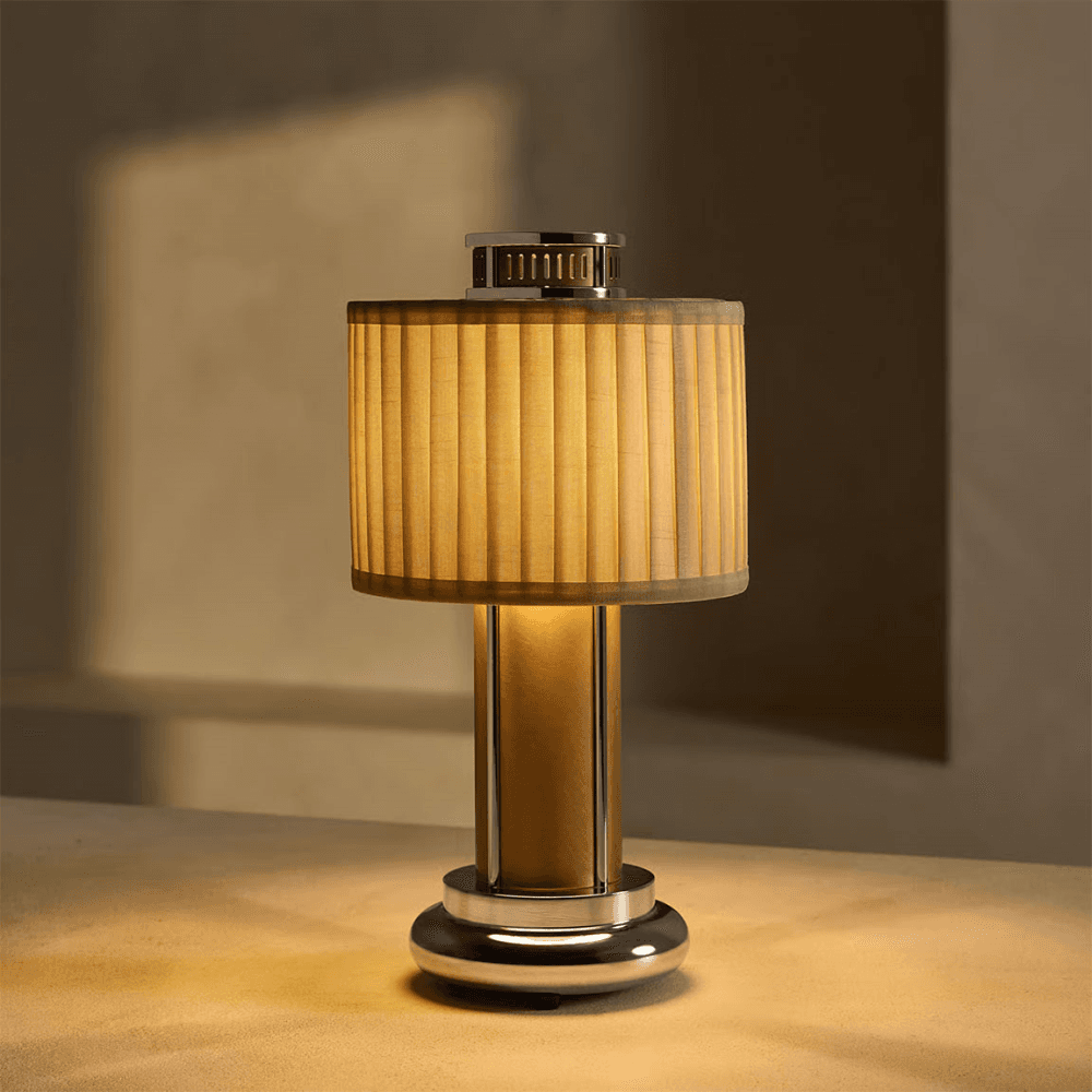 Ruby Portable Lamp, Silver