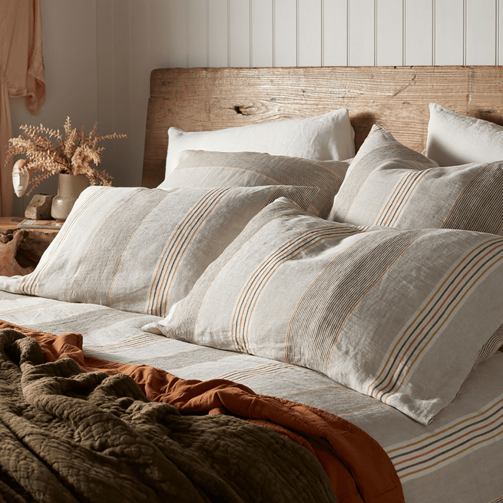 Sophie Stripe Linen Pillowcase