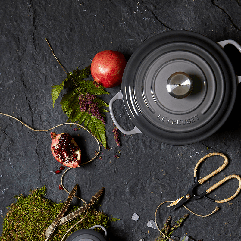 Signature Cast Iron Round Casserole