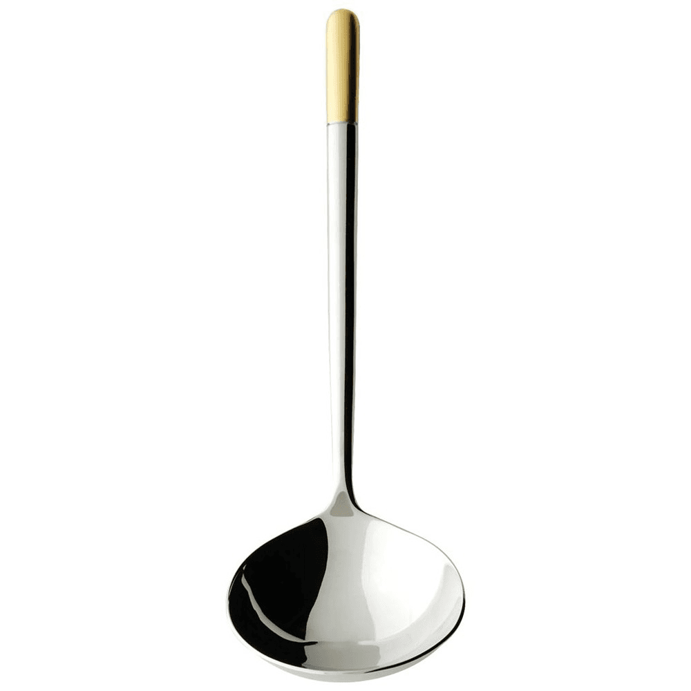 Ella Gravy Ladle, Stainless Steel with Partial Gold Plate