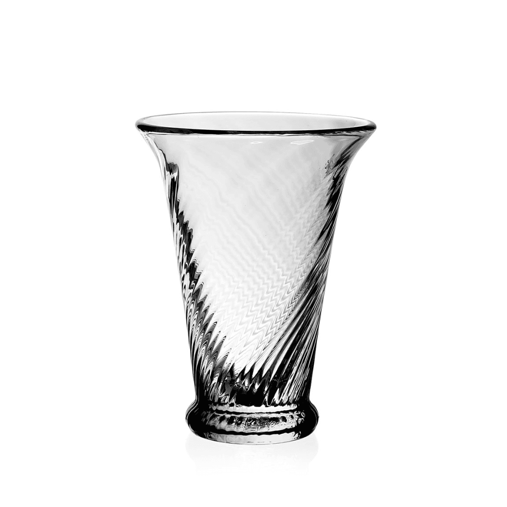 Waves Flower Vase, Clear