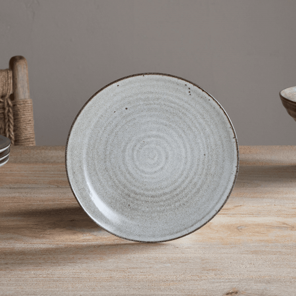 Valinha Side Plate, Grey