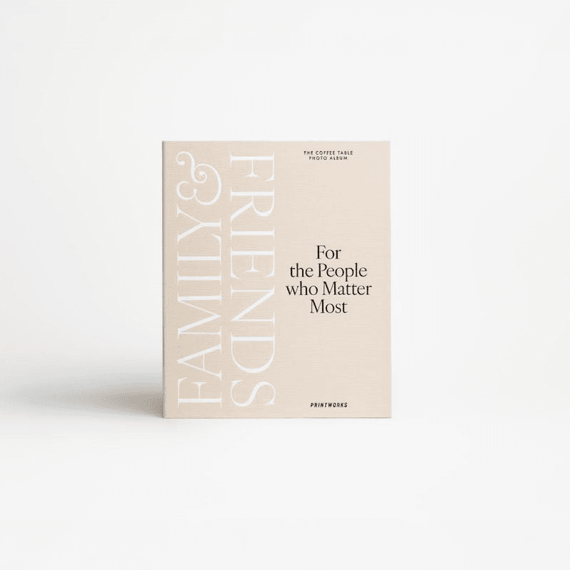 Family & Friends Photo Album, Beige