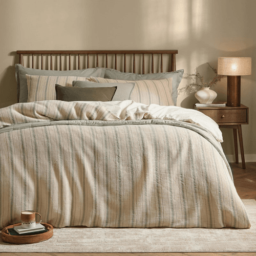 Image showing the Selby Waffle 100% Cotton Duvet Cover Set product.