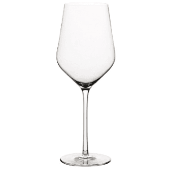 Motive Set of 6 Crystal White Wine Glasses, Clear