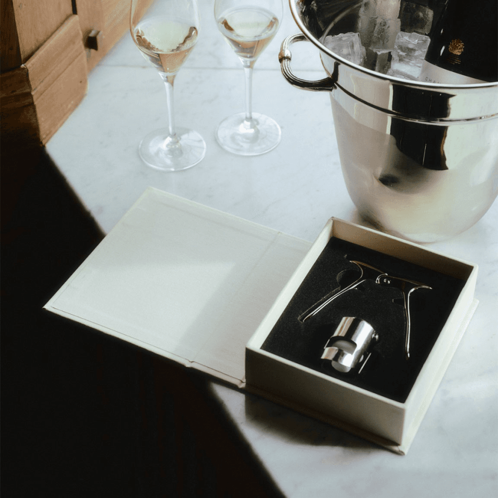 The Essentials Champagne Tools, Beige/Orange