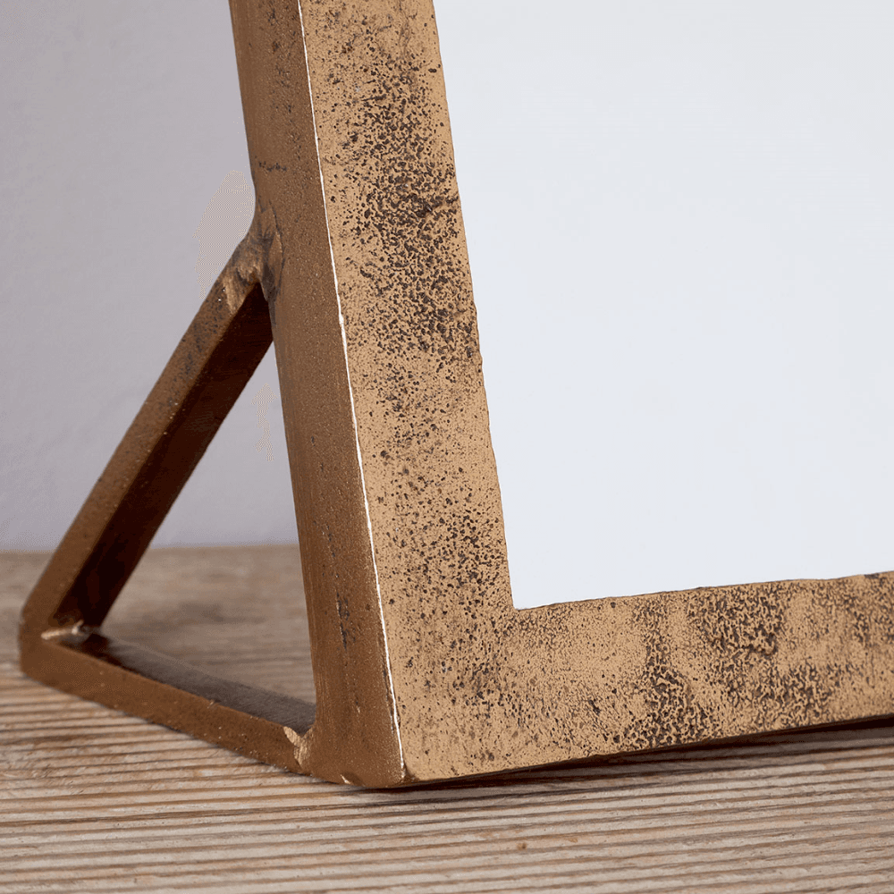 Cayce Vanity Mirror, Antique Brass