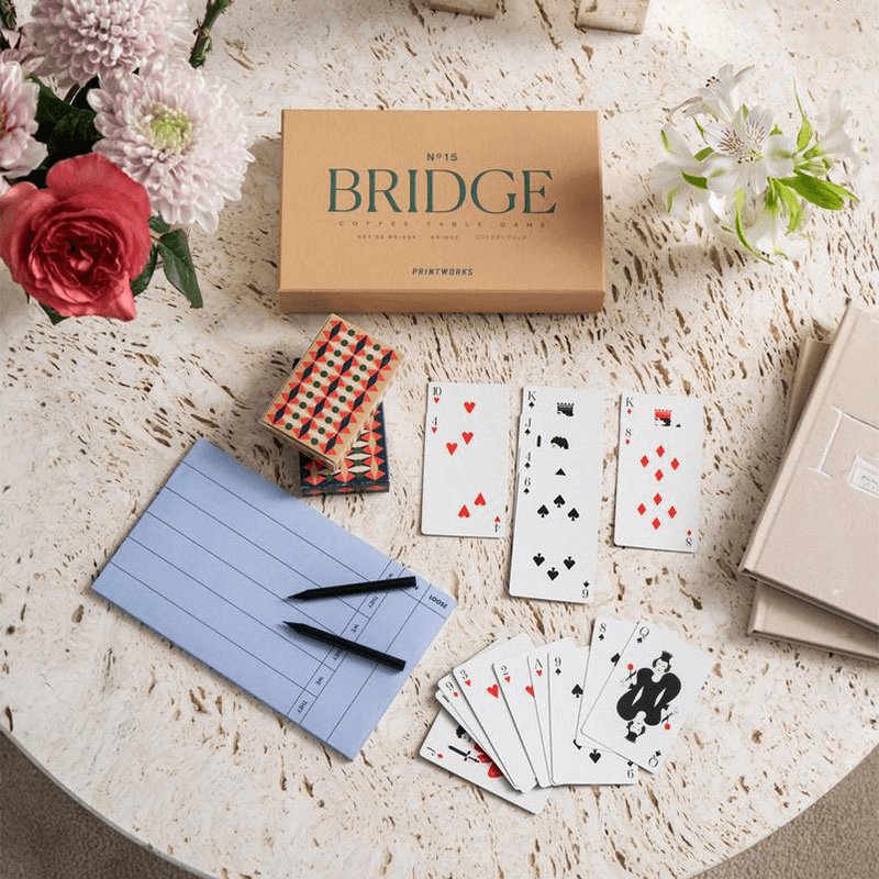 Classic Bridge Set, Orange Multi