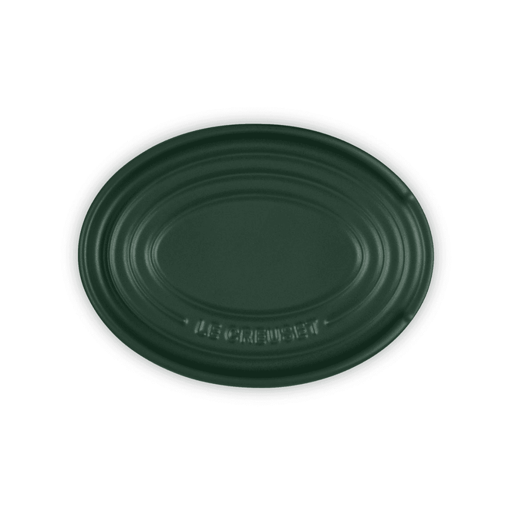 Stoneware Oval Spoon Rest, Forêt