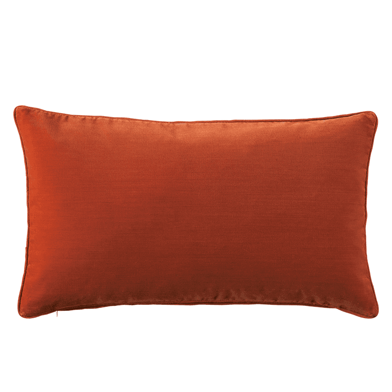 Velvet Cushion Cover, Burnt Orange