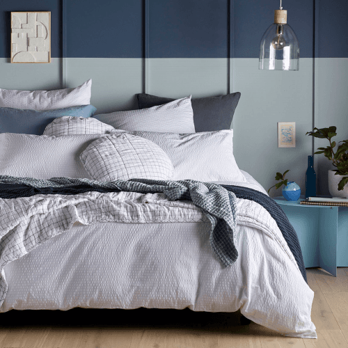 Image showing the Seersucker 100% Cotton Duvet Cover product.
