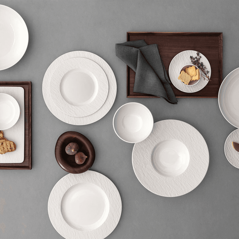 Manufacture Ice Breakfast Plate, White