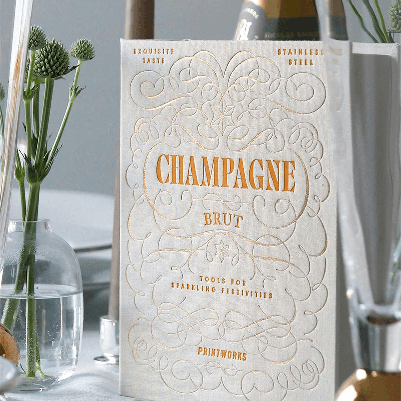 The Essentials Champagne Tools, Beige/Orange