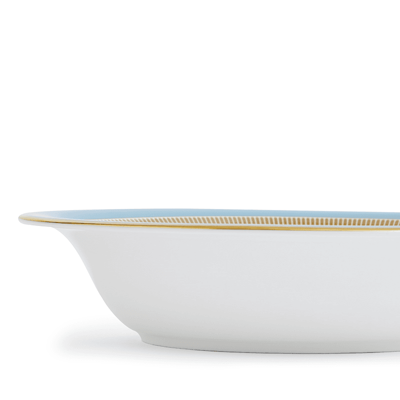 Helia Oval Dish, Mint Green