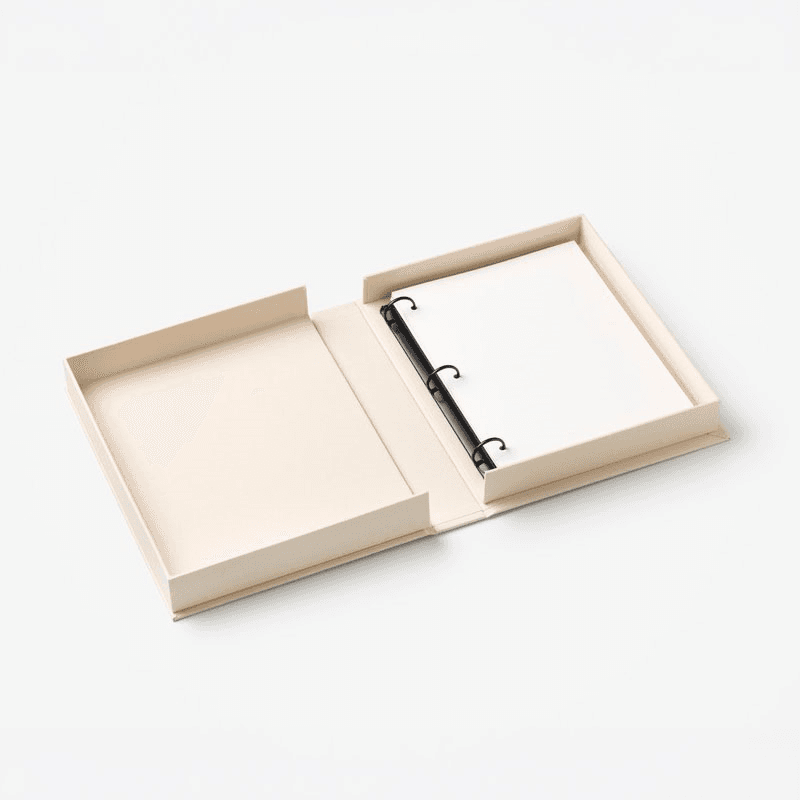 Voyage Embroidered Photo Album, Beige Multi