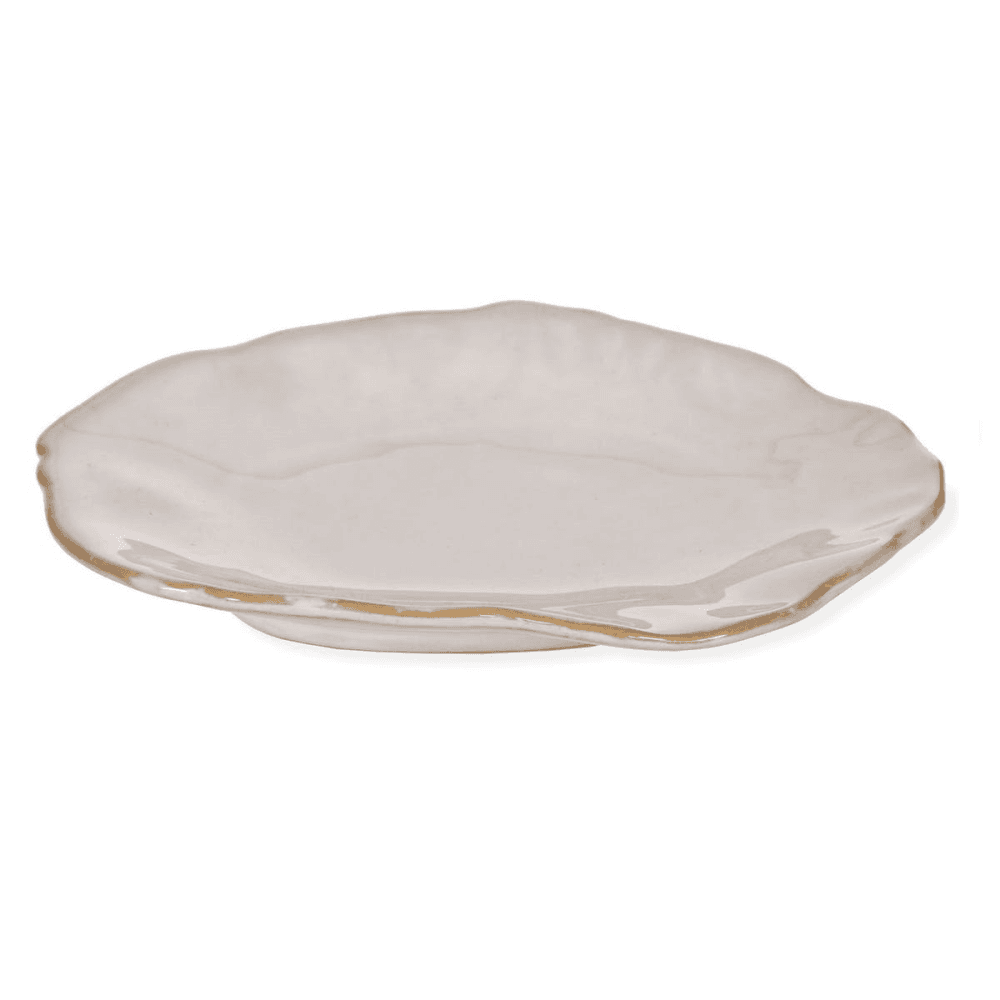 Ithaca Side Plate, Chalk