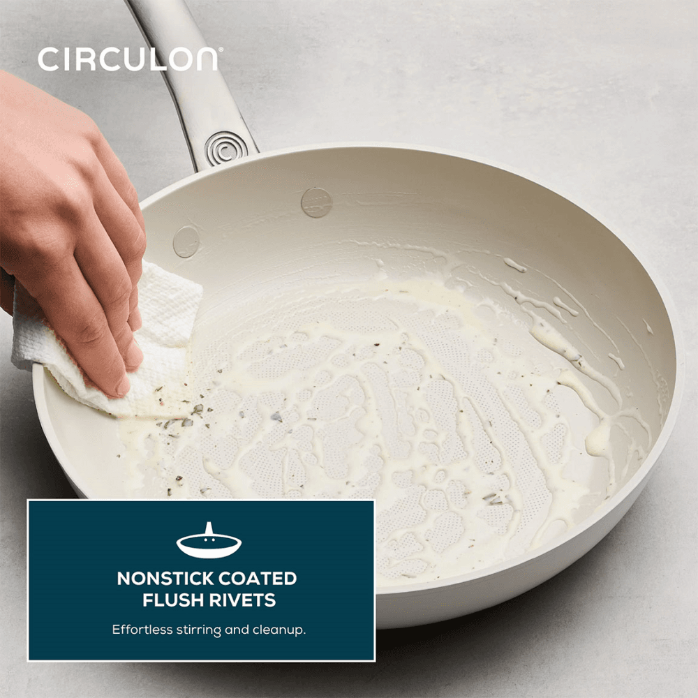 Halo Laser Defence Covered Skillet, White