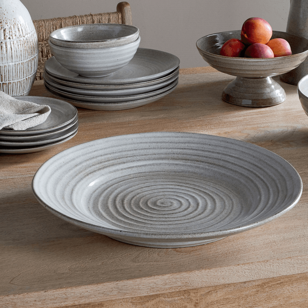 Valinha Side Plate, Grey