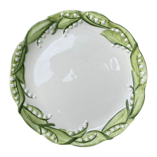 Image showing the Lily Of The Valley Dinner Plate, Green product.
