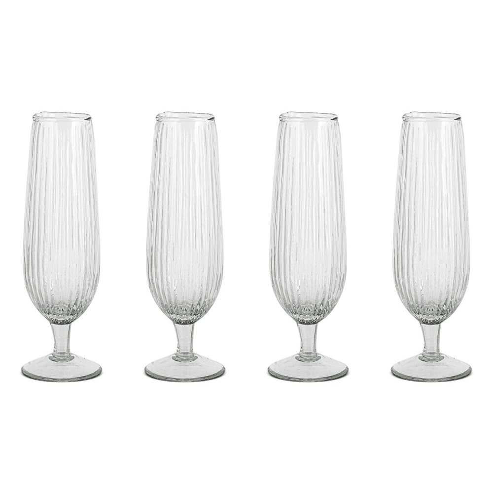 Otuba Set of 4 Champagne Flutes