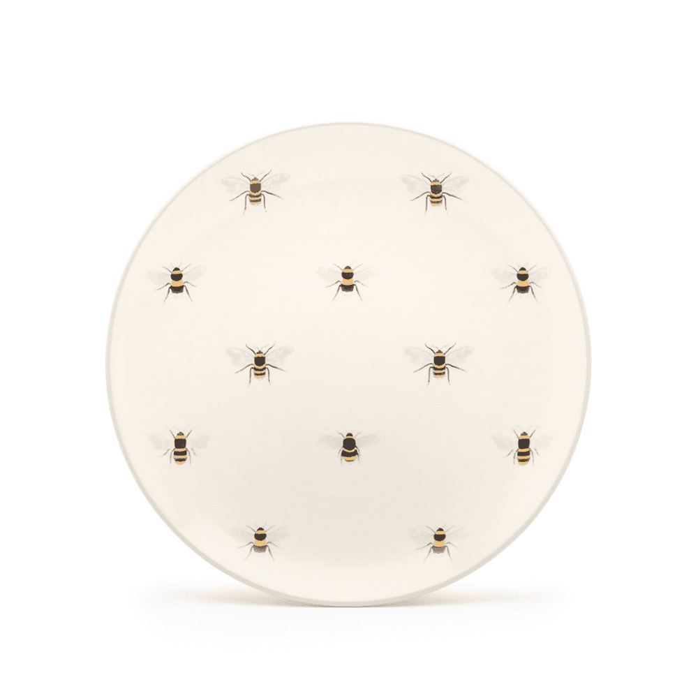 Bees Side Plate, Natural