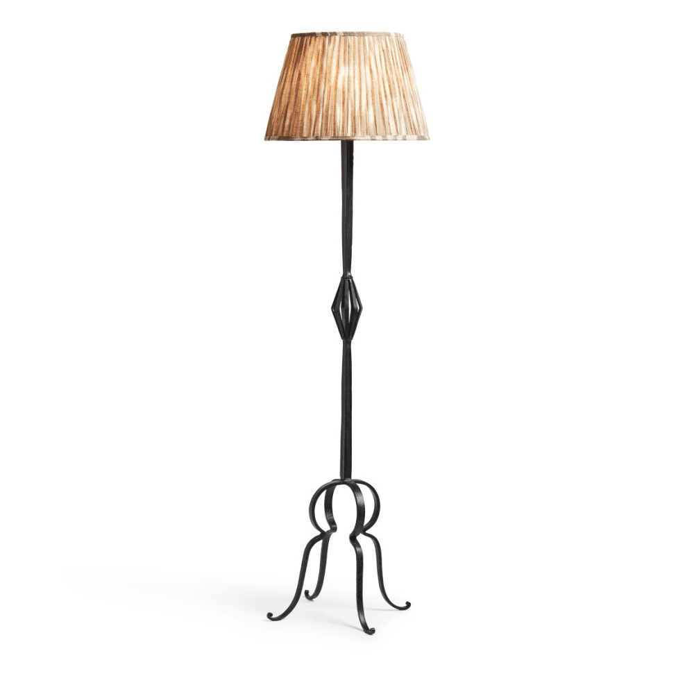 Clementina Floor Lamp Base, Verdigris