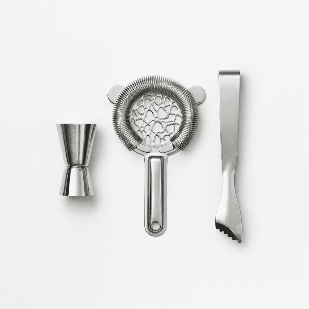 The Essentials Cocktail Tools, Grey/Metallic