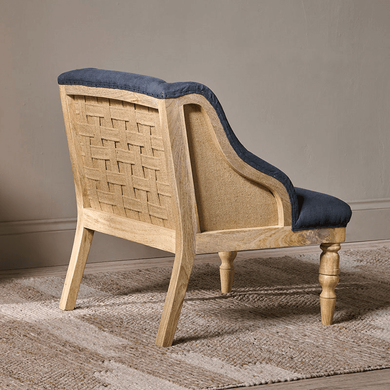 Elbu Deconstructed Linen Armchair