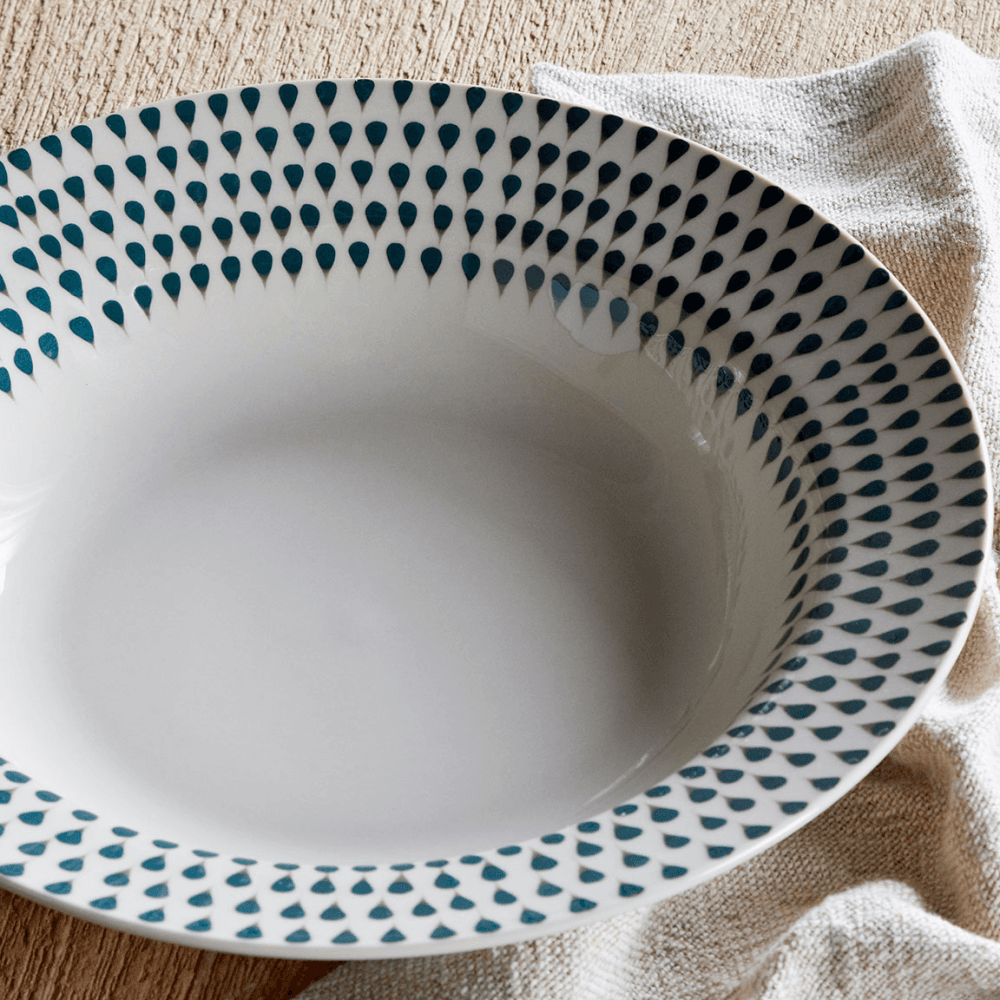 Juniper Drop Pasta Bowl, Green