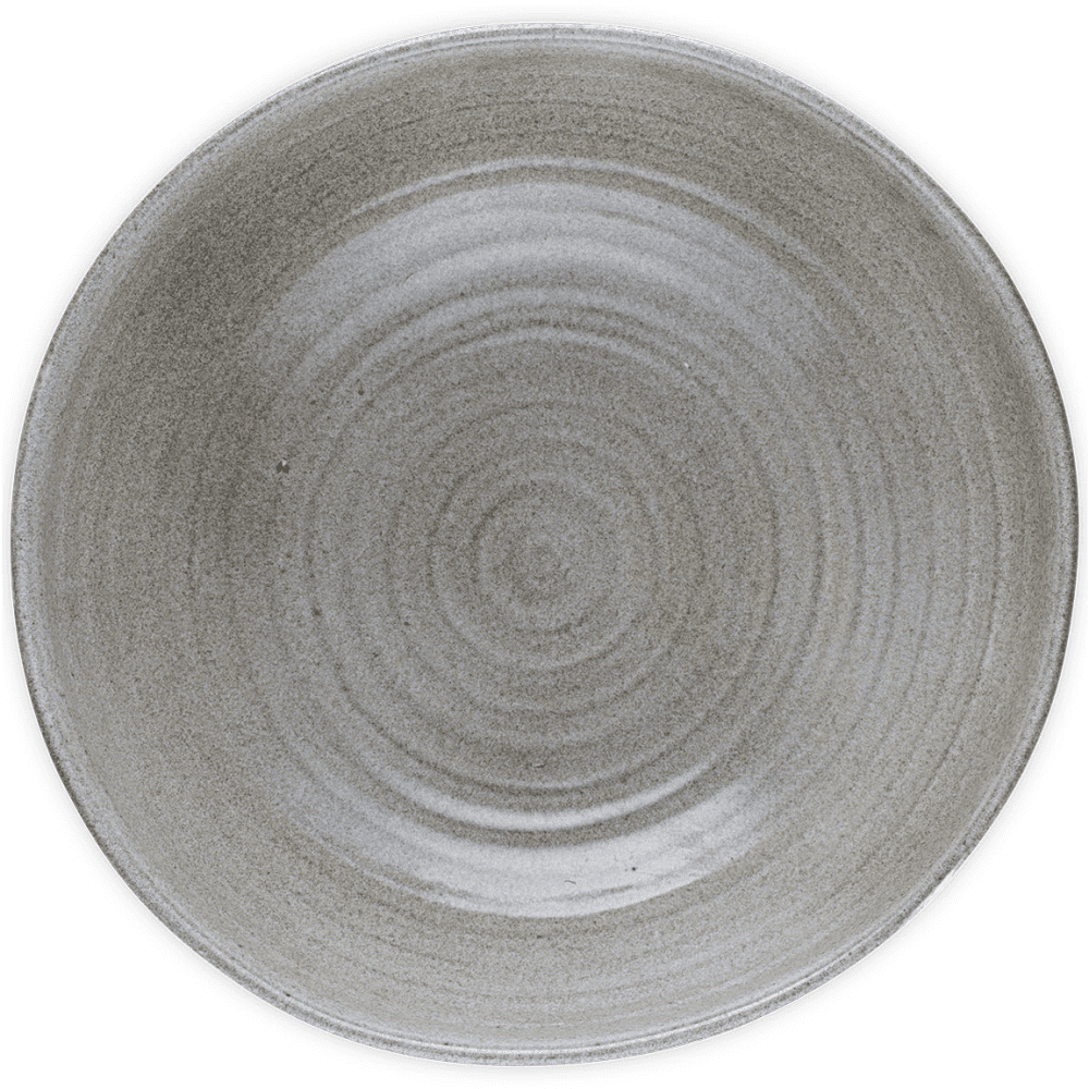 Valinha Footed Bowl, Grey