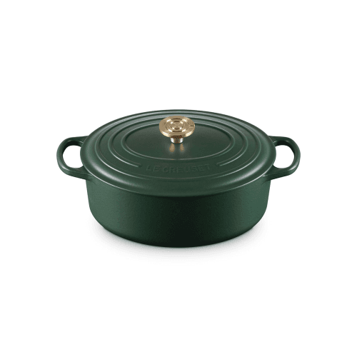 Image showing the Signature Cast Iron Oval Casserole product.