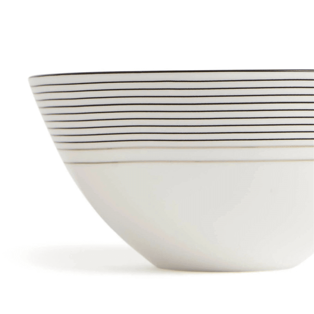 Luxe Graphite Bowl, Black & White