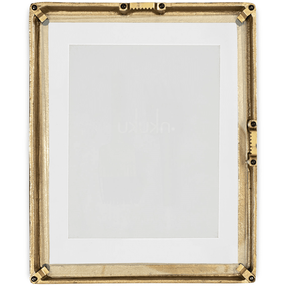Jahala Wall Hung Photo Frame, Antique Brass
