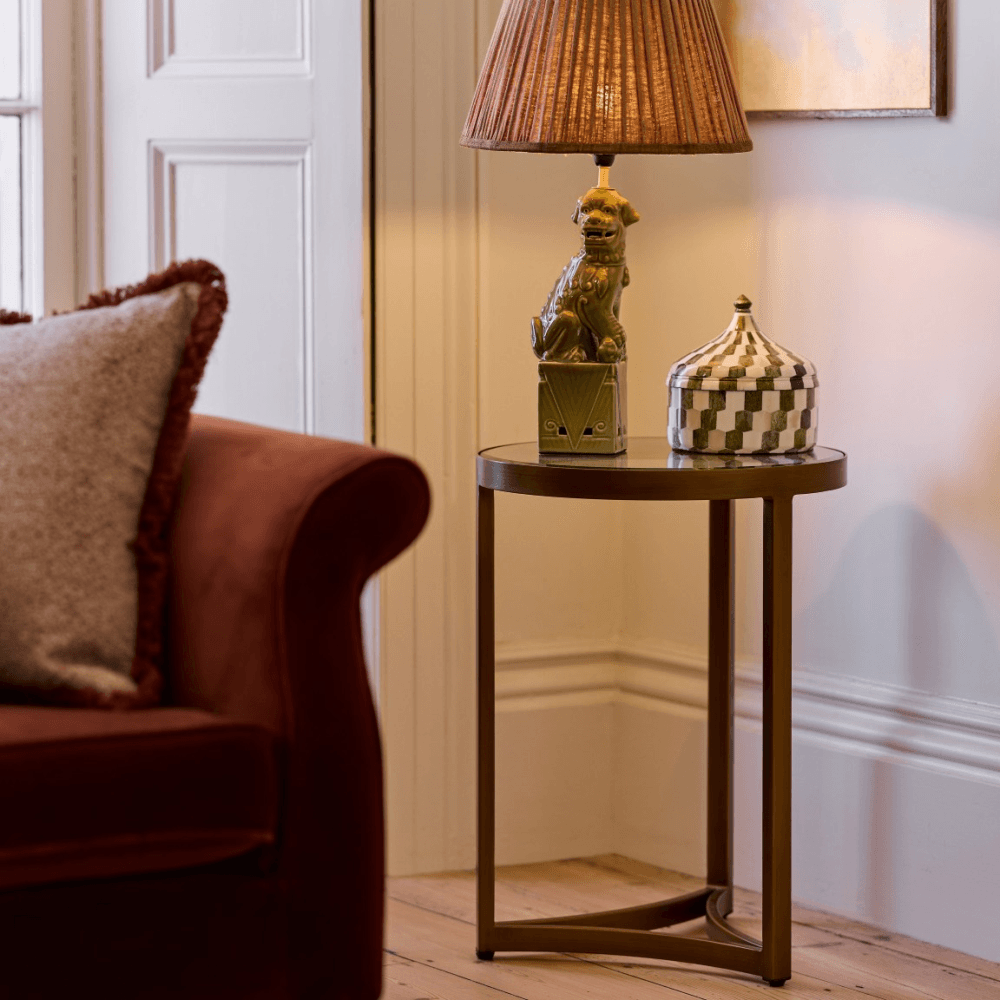 Opplyst Side Table, Bronze