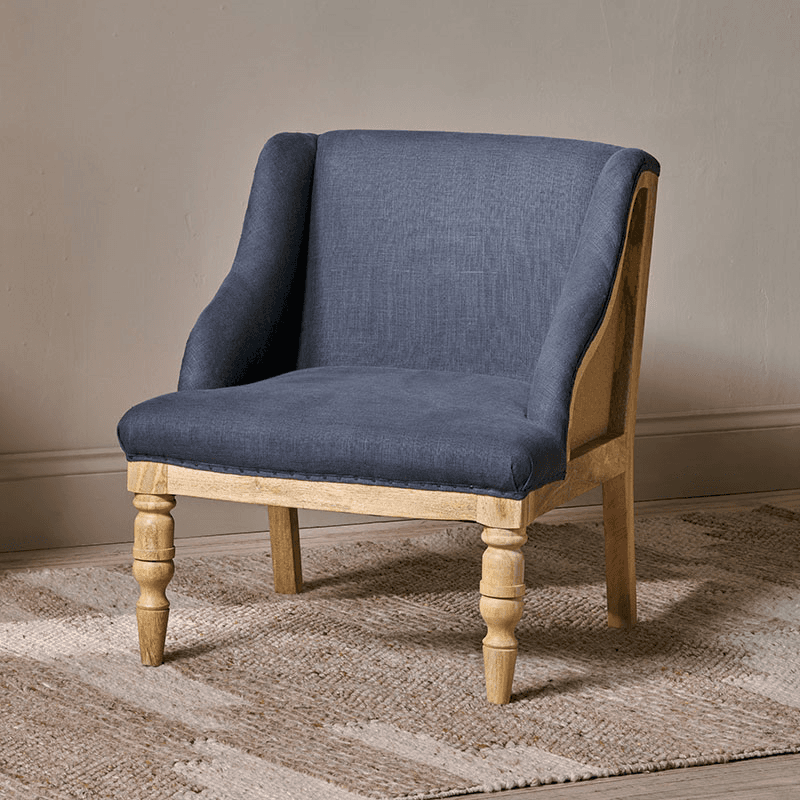 Elbu Deconstructed Linen Armchair