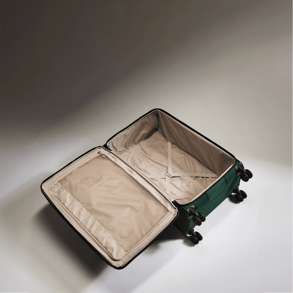 Urban Soft Stripe Expandable Suitcase