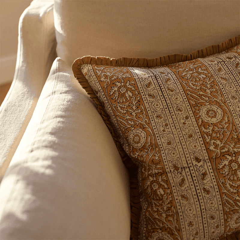 Mae Cushion Cover, Mustard