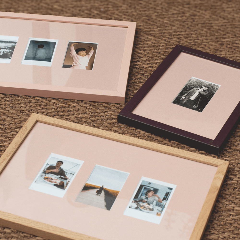 Marco A4 Frame and Instax Mini x 3 Picture Frame Mount