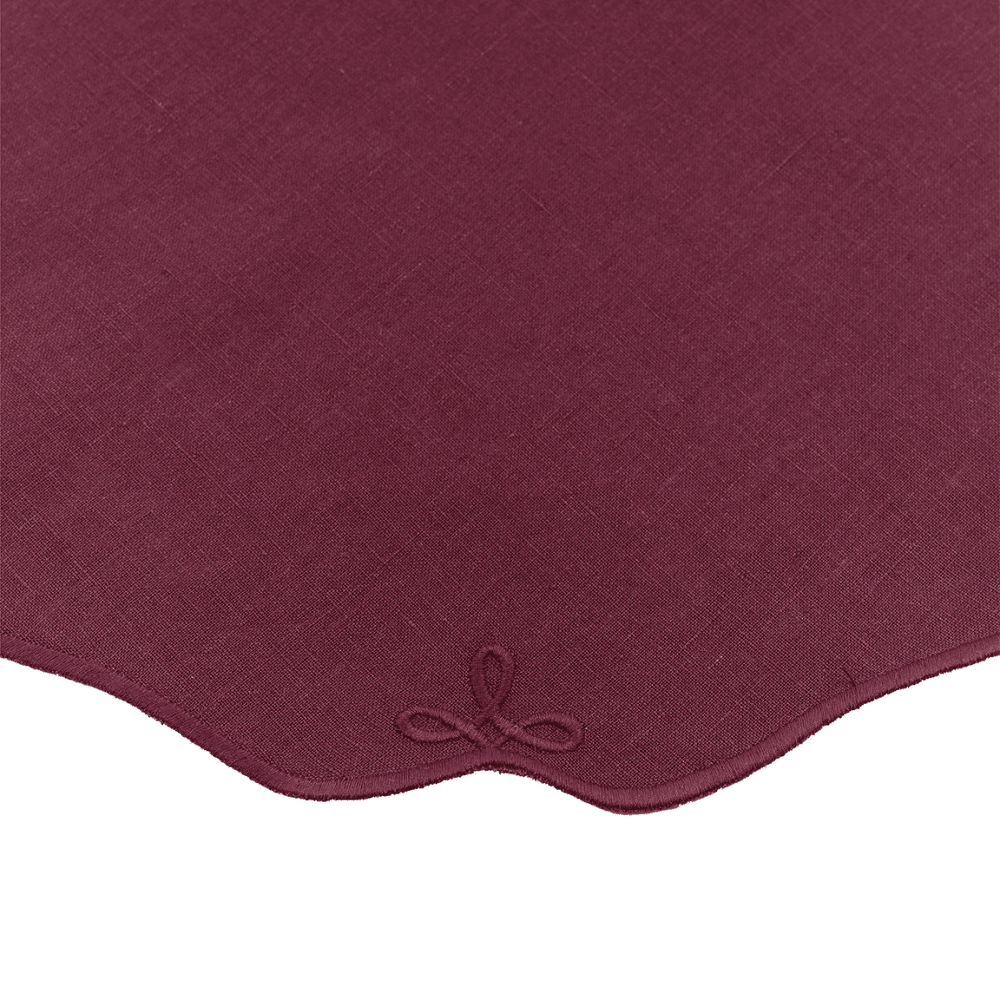 Martha Placemat, Burgundy