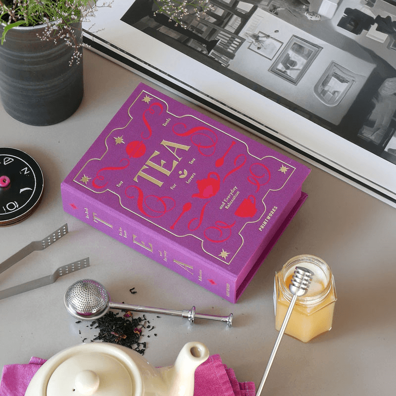 The Essentials Tea Tools, Purple/Gold