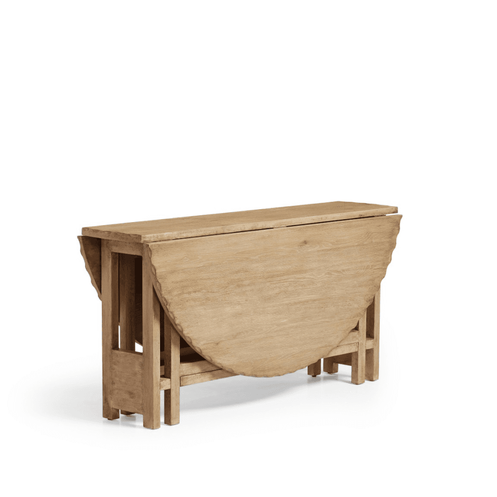 Aderyn Dining Table, Burnt Elm