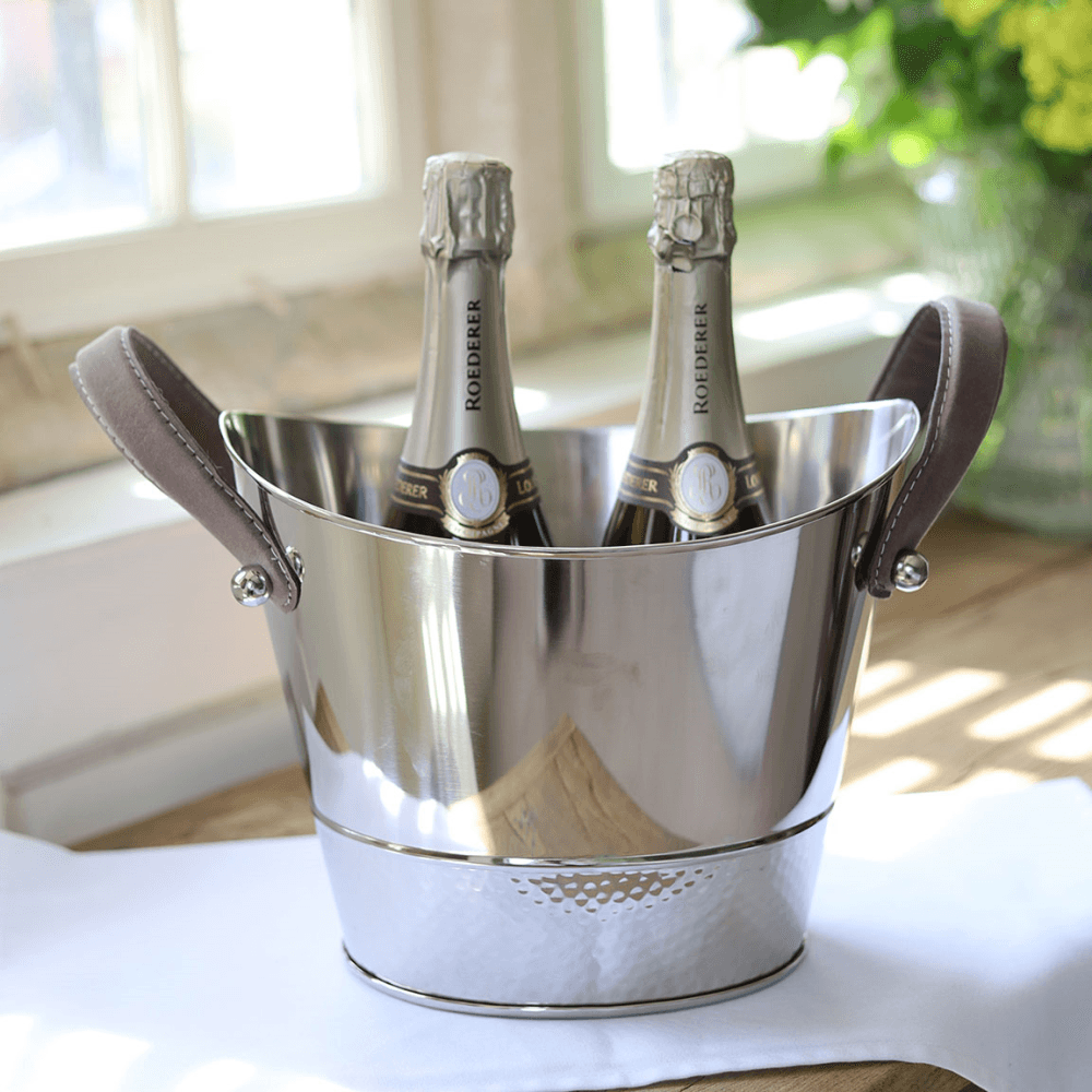 Polished Wine Cooler, Stainless Steel