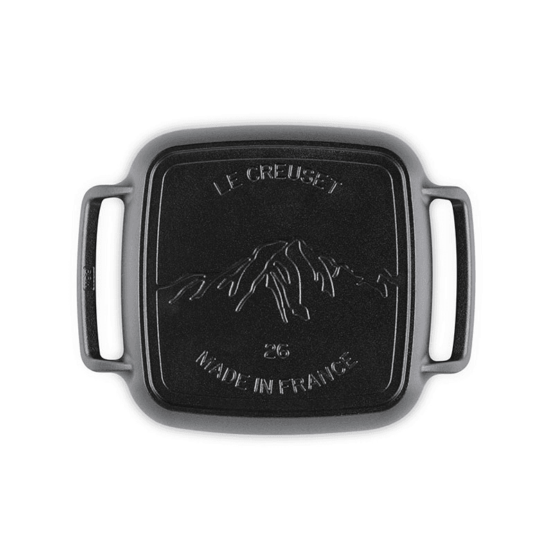 BBQ Square Grill Pan, Satin Black