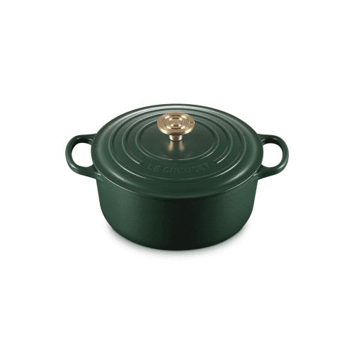 Image showing the Signature Cast Iron Round Casserole product.