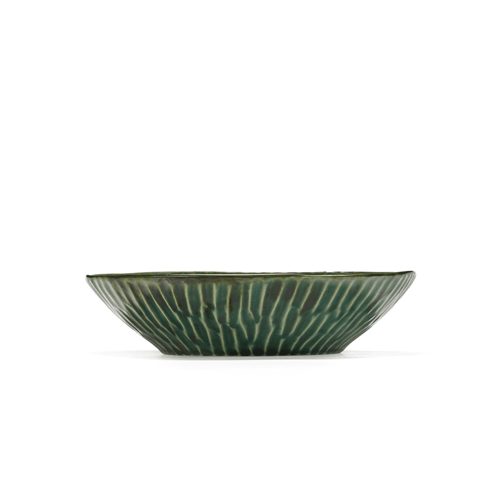 Verde Lanza by Pascale Naessen Set of 2 Pasta Plates, Green