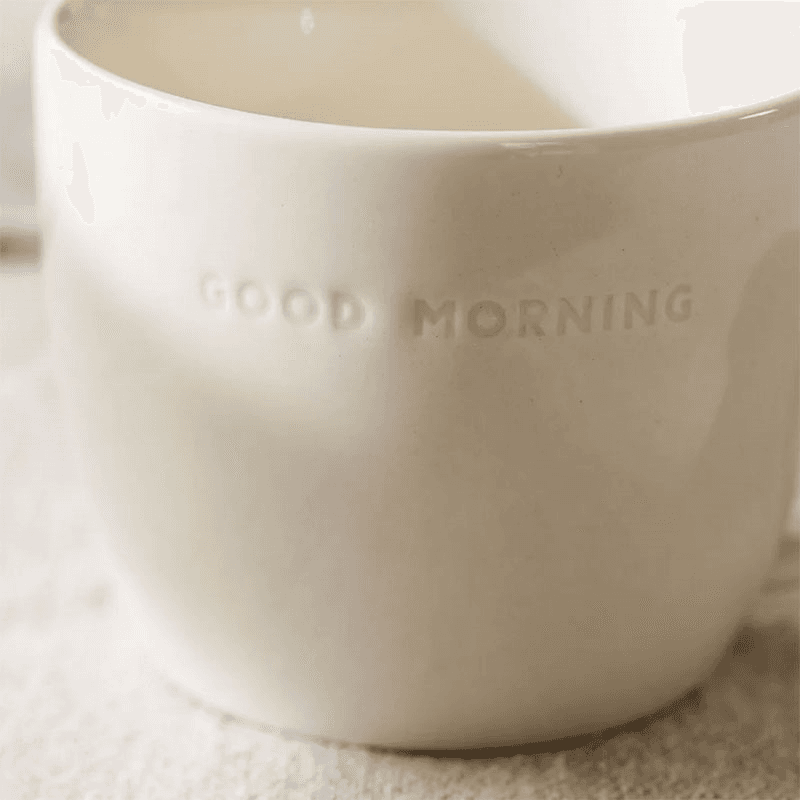 Good Morning Mug, Natural