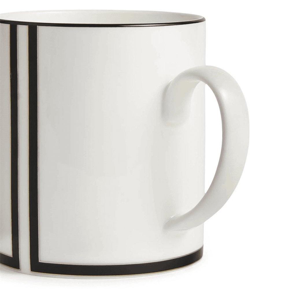 Luxe Graphite Mug V2, Black & White