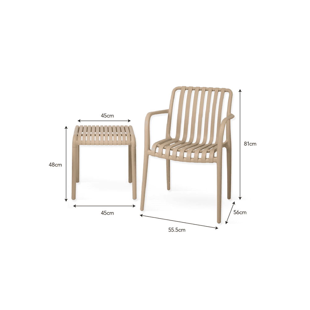 Edgeworth Armchair & Side Table